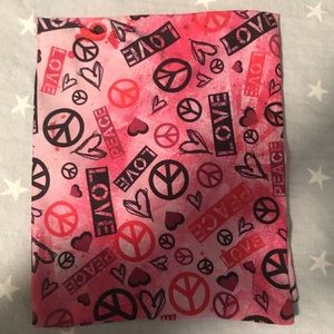 Great Condition, Peace/ Love Book Sock ☮️ ❤️